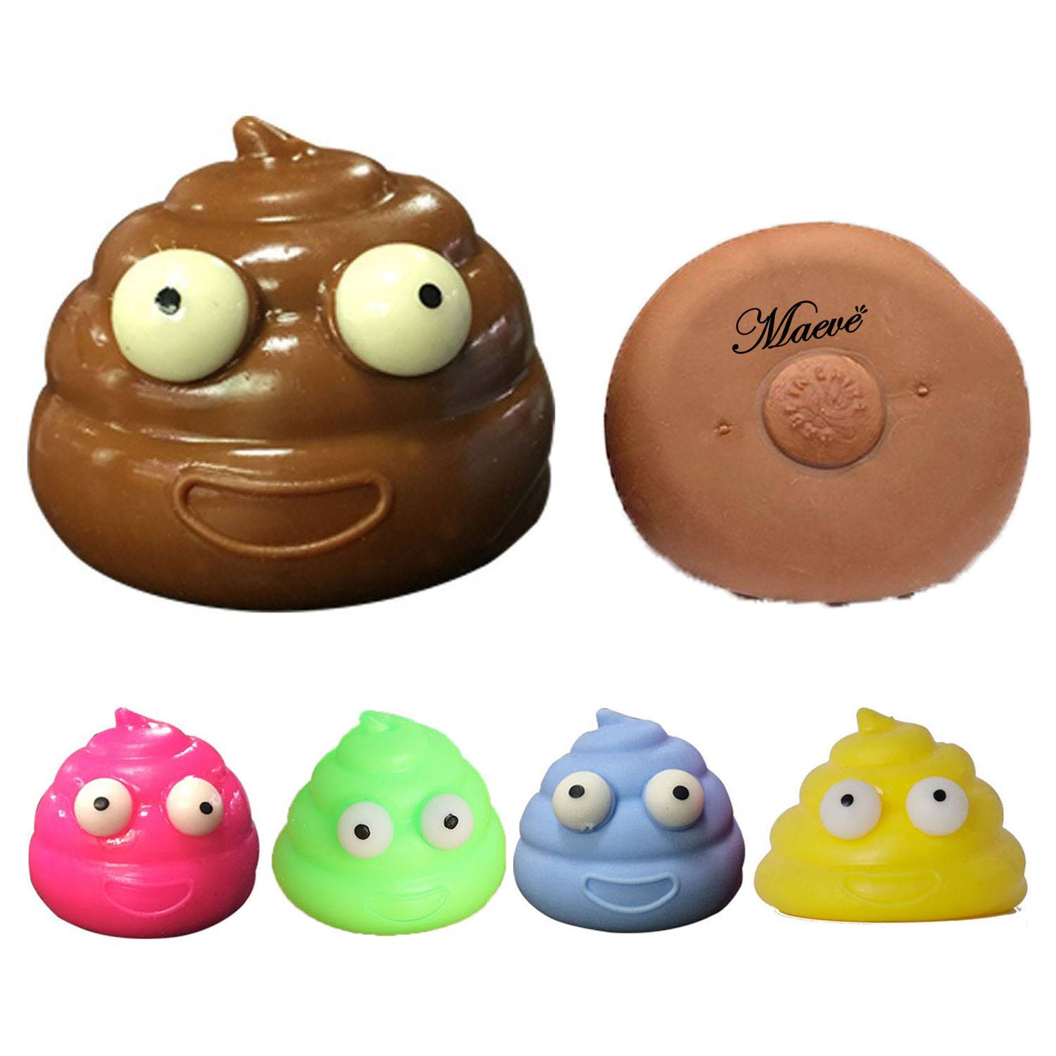 Cute Squeeze Poo Toy - Stress Relief Fidget Ball 6
