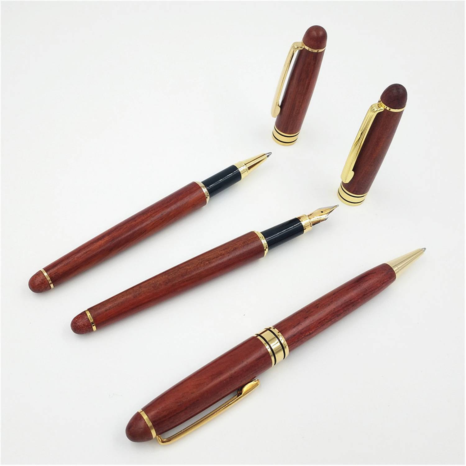 Wooden Ballpoint Pen Set 4