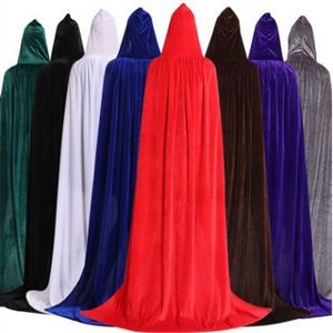 Robe Patrol Satin Hooded Capes For Halloween Witch Dress Up 1