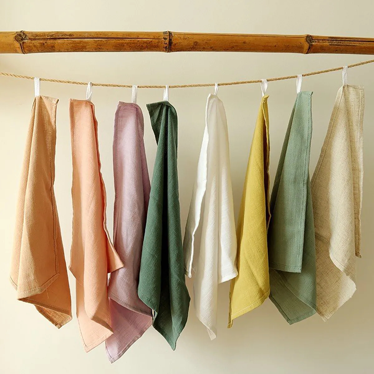 Kitchen Recycled Cotton Burlap Table Cotton Burlap Napkins 1