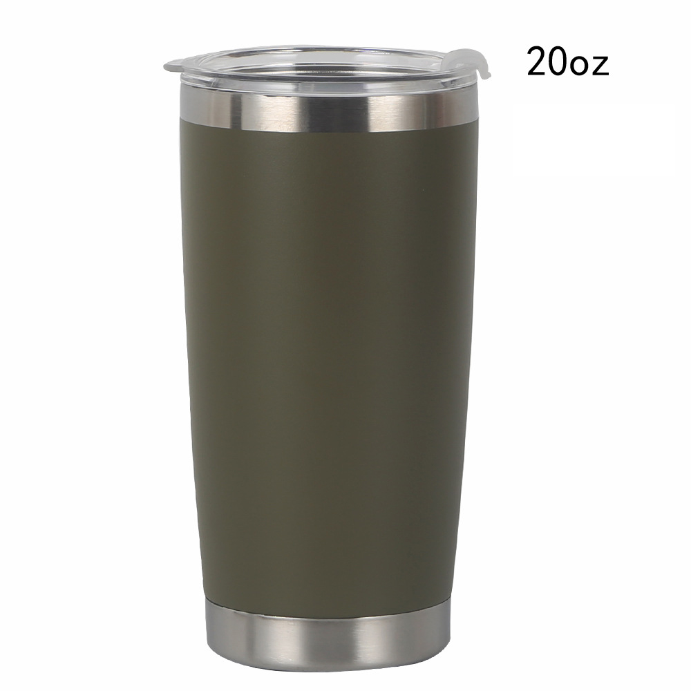 20oz Stainless Steel Vacuum Travel Mug Tumbler w/Lid 5