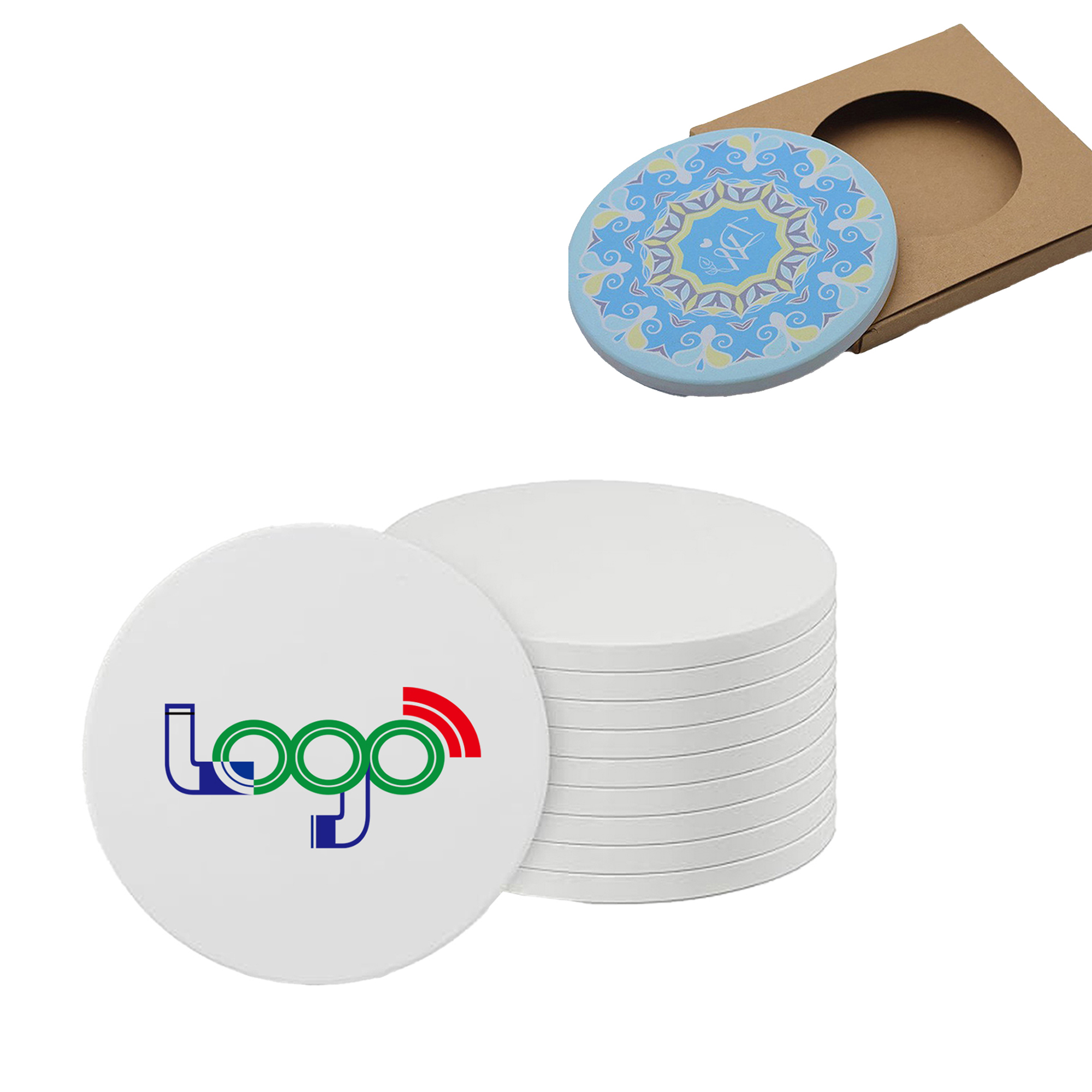 Personalized Ceramic Coasters 2