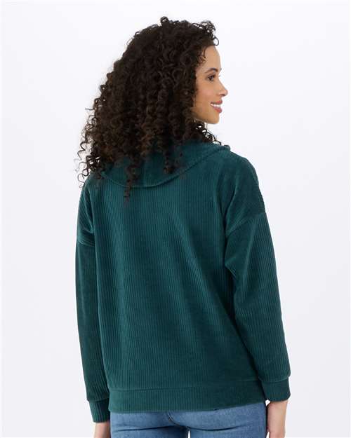 Women's Manchester Corded Quarter-Zip Pullover - BW5203 25
