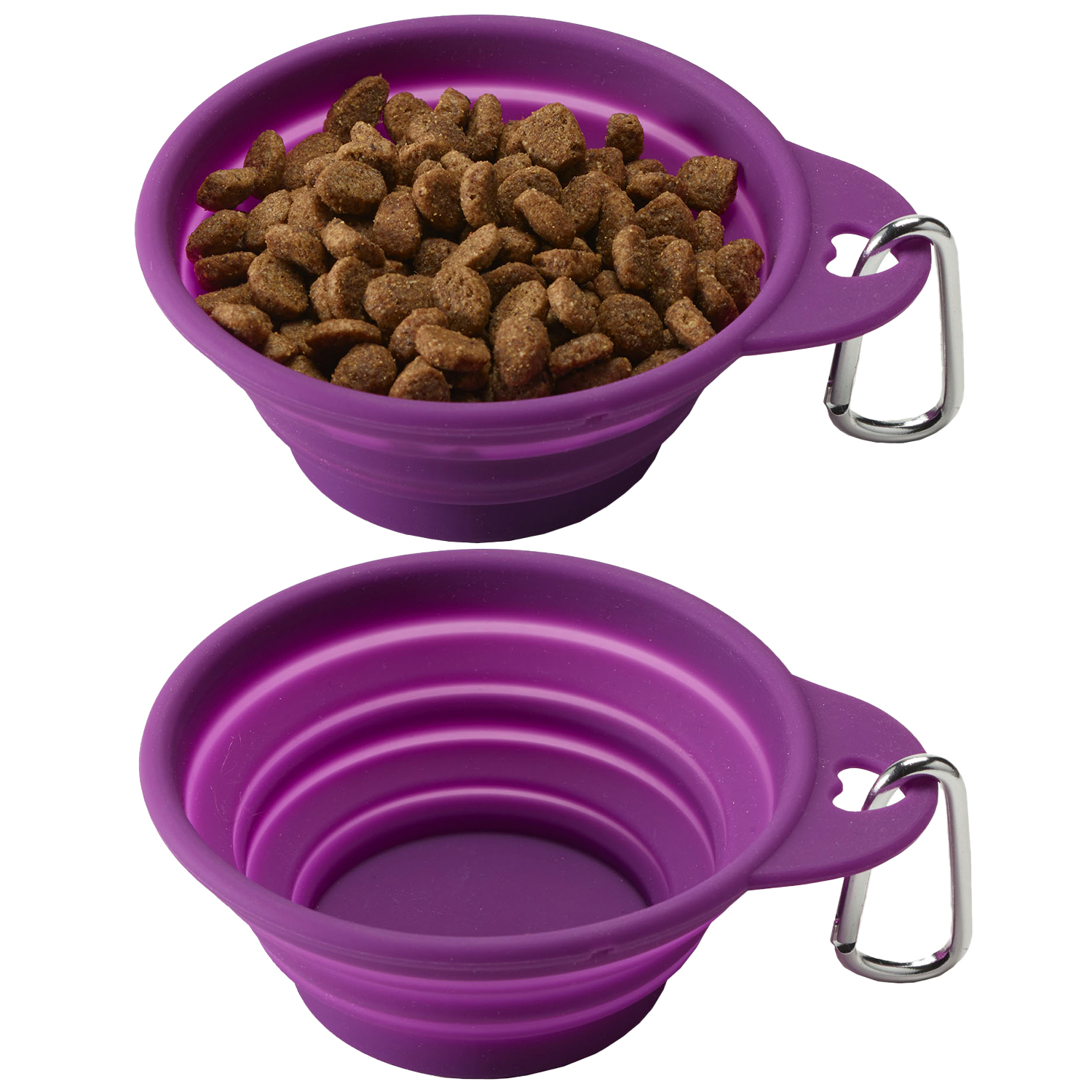 Collapsible Pet Bowl with Carabiner, 8 oz. 7
