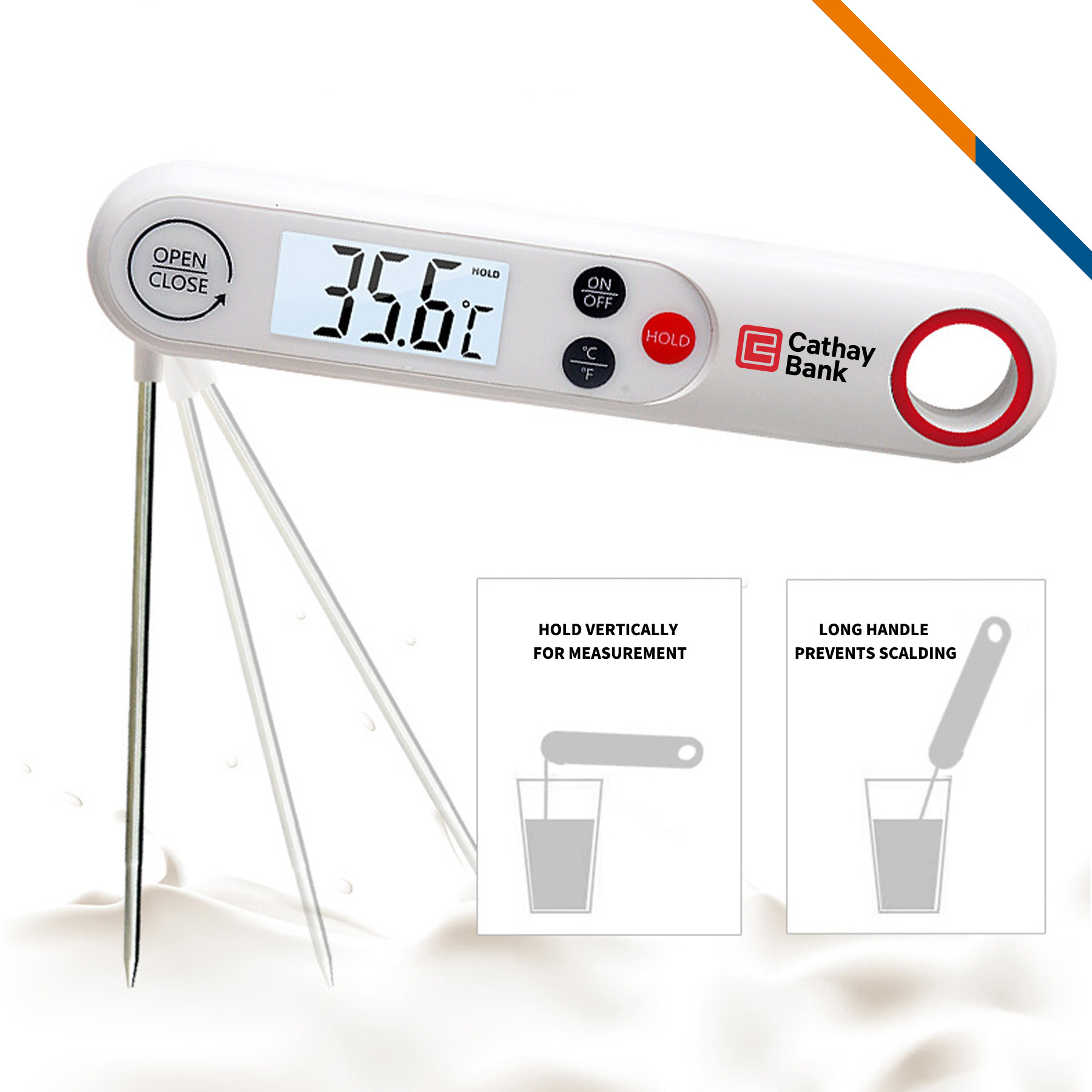Stacey Foldable Digital Food Thermometer 7
