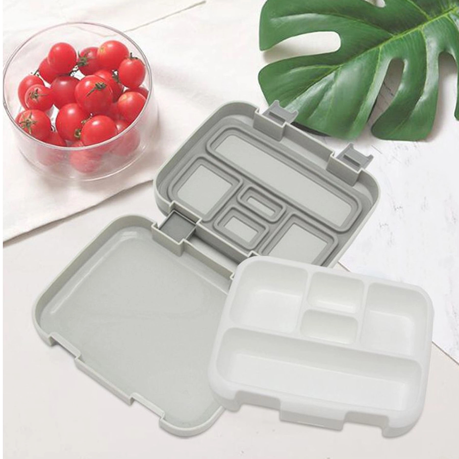 Food Grade 5-Compartment Bento-Style Lunch Box 2