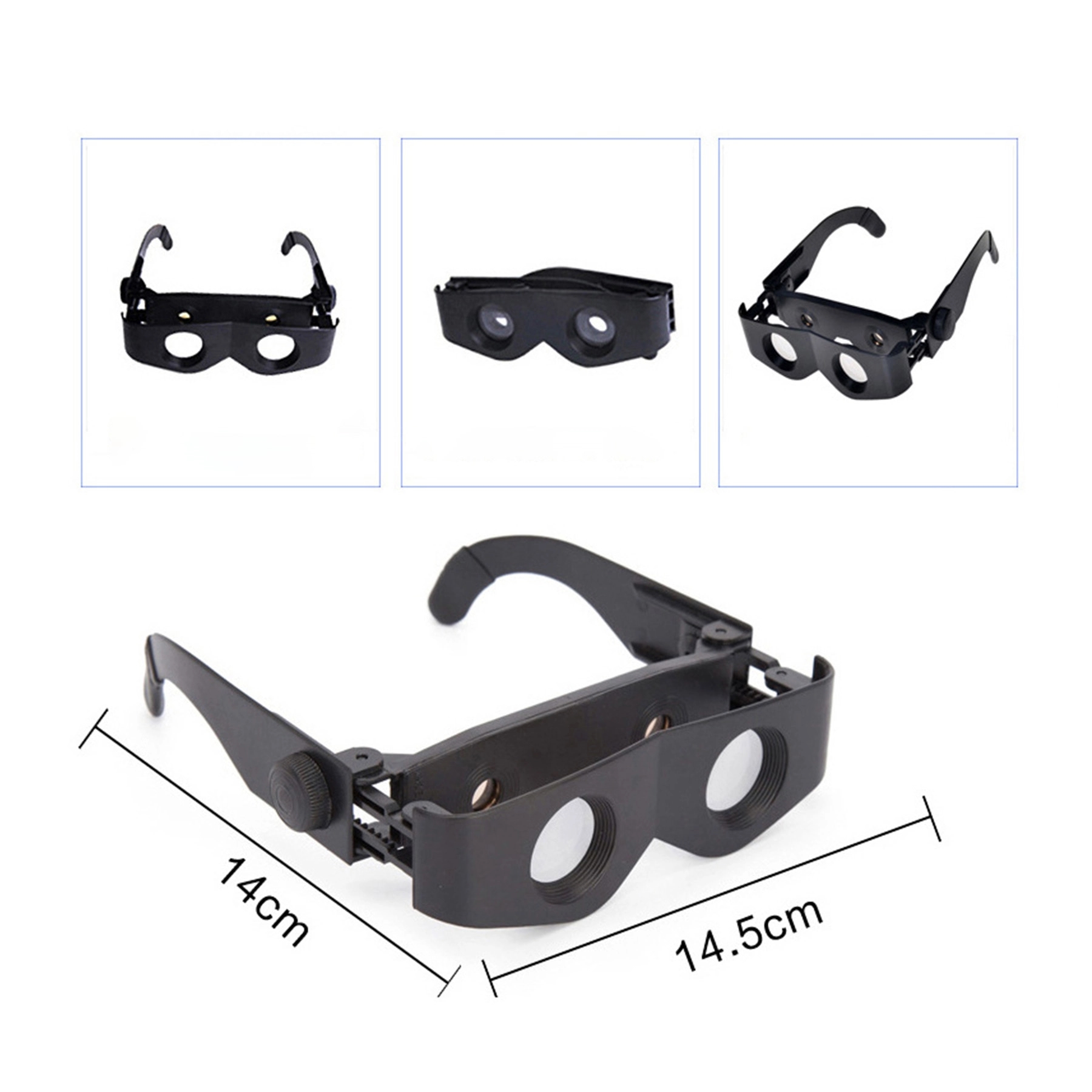 Adjustable ABS Focus Glasses Telescope Magnifier Binoculars 5