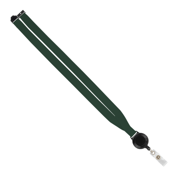 IMPORT 3/4" Polyester Lanyard with Retractable Badge Reel and IPH7 back of neck convenience release. 167