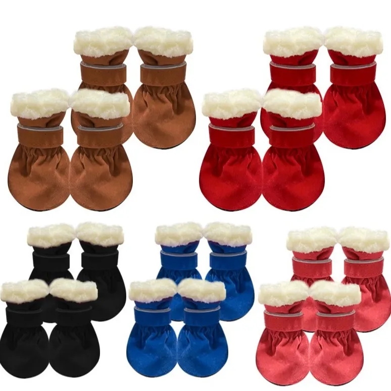 Bulk Buy Insulated Dog Boots for Yorkie Chihuahua Cold Weather Paw Protection 3