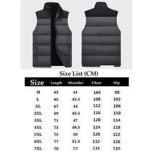 11 Zones Electric Heating Unisex Winter Warm Usb Rechargeable Smart Heated Vest 2
