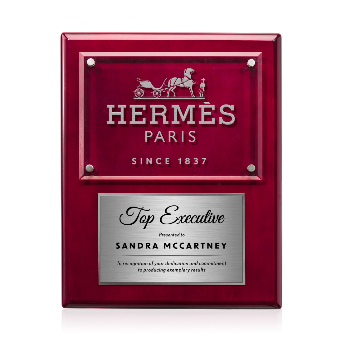 Gossamer Plaque - Rosewood/Silver 4
