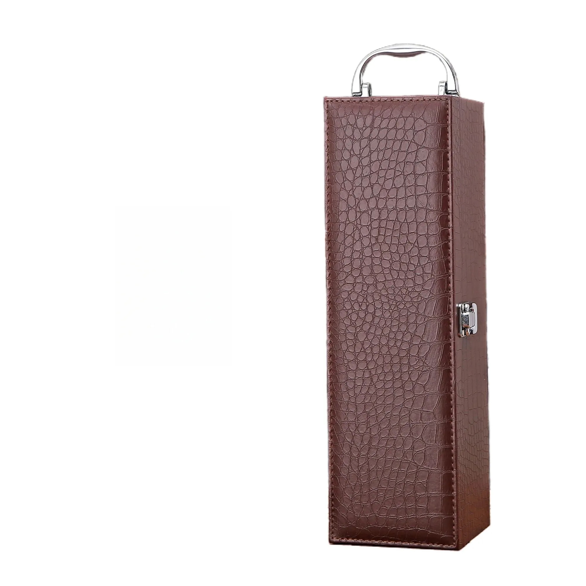 Leather Wine Case Gift Box with 4 Set Accessories 5