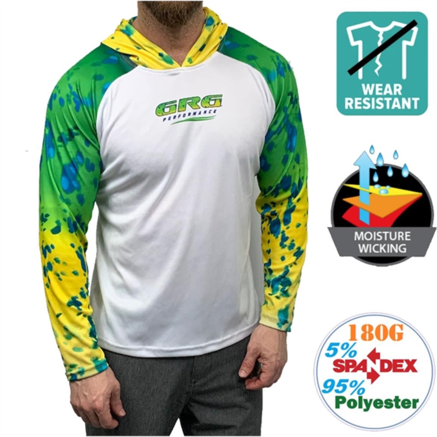 Unisex 180 GSM Spandex Milk Silk long sleeve hooded T-shirt