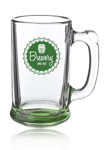 14 oz. Munich Glass Beer Mugs 12