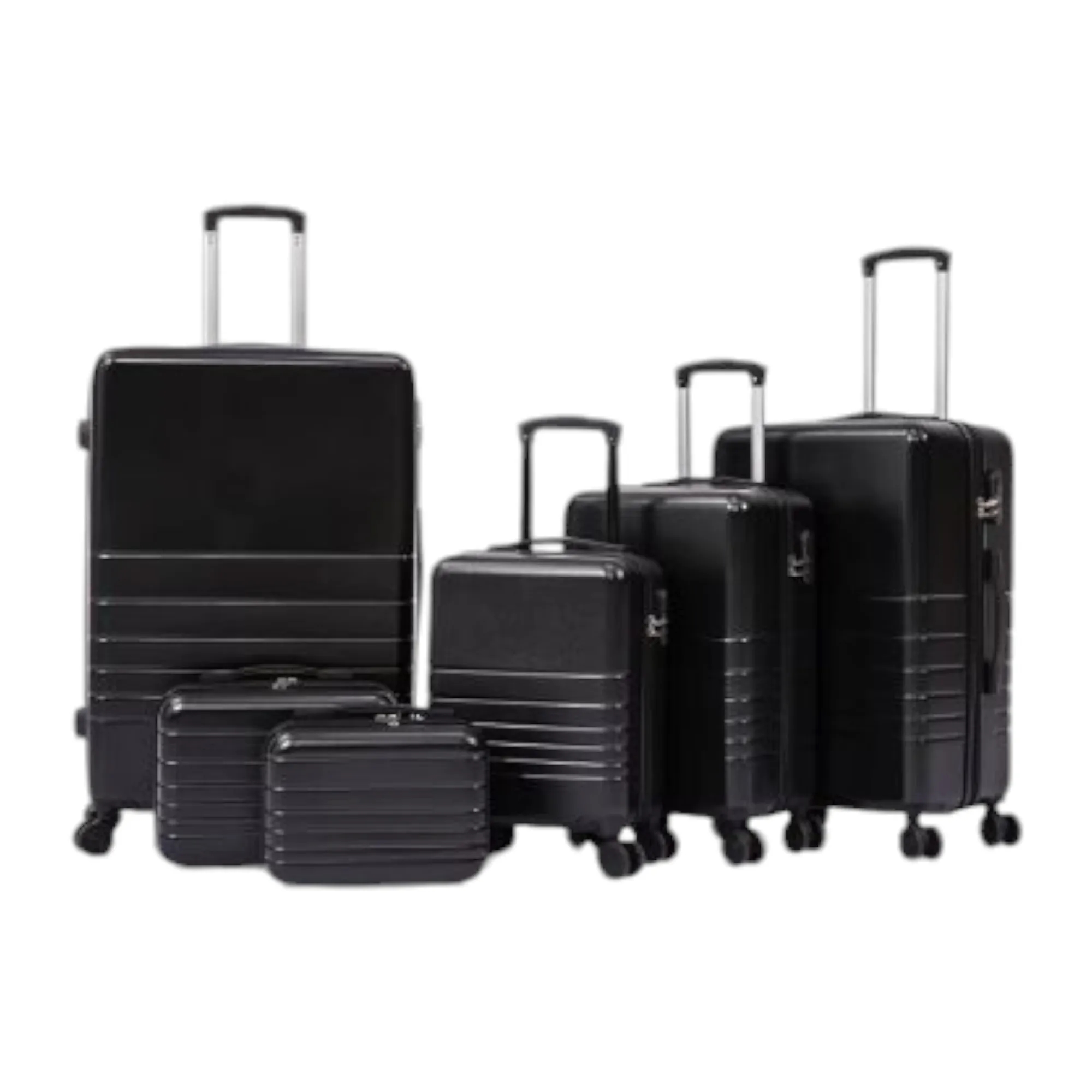 6-Piece Hardside Luggage Set with Spinner Wheels 3