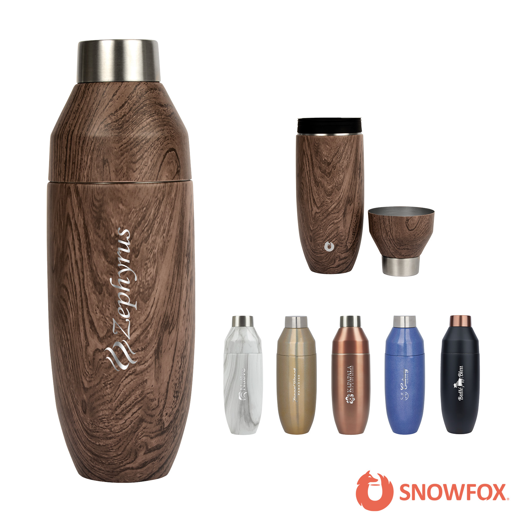 Snowfox® 22 oz. Vacuum Insulated Cocktail Shaker 34