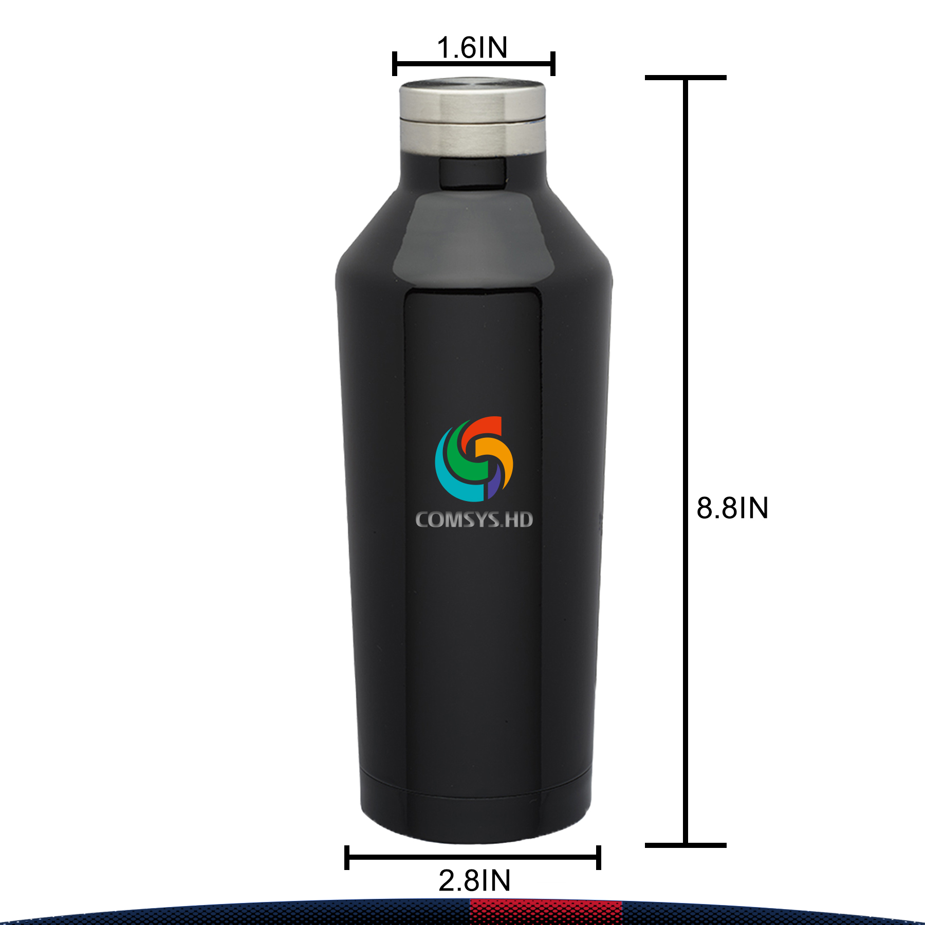 Ierly Stainless Steel Water Bottle - 17 OZ. 9