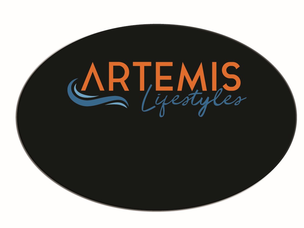 2 x 3" Black Oval Plastic Reusable Badge 3