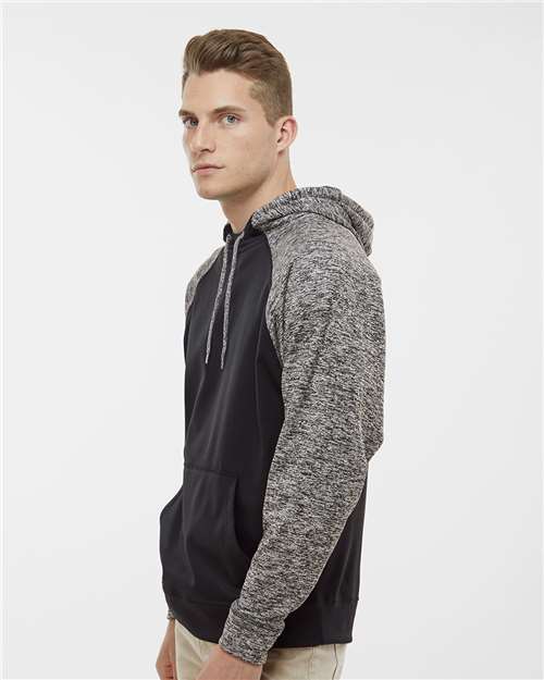 Men's Colorblocked Cosmic Fleece Hooded Sweatshirt - 8612 21