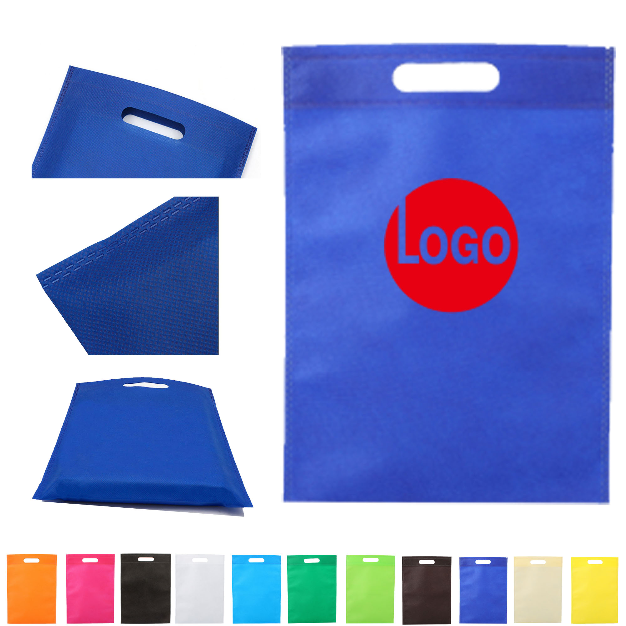 MOQ50 Thickened Nonwoven Tote Bags With Button 2