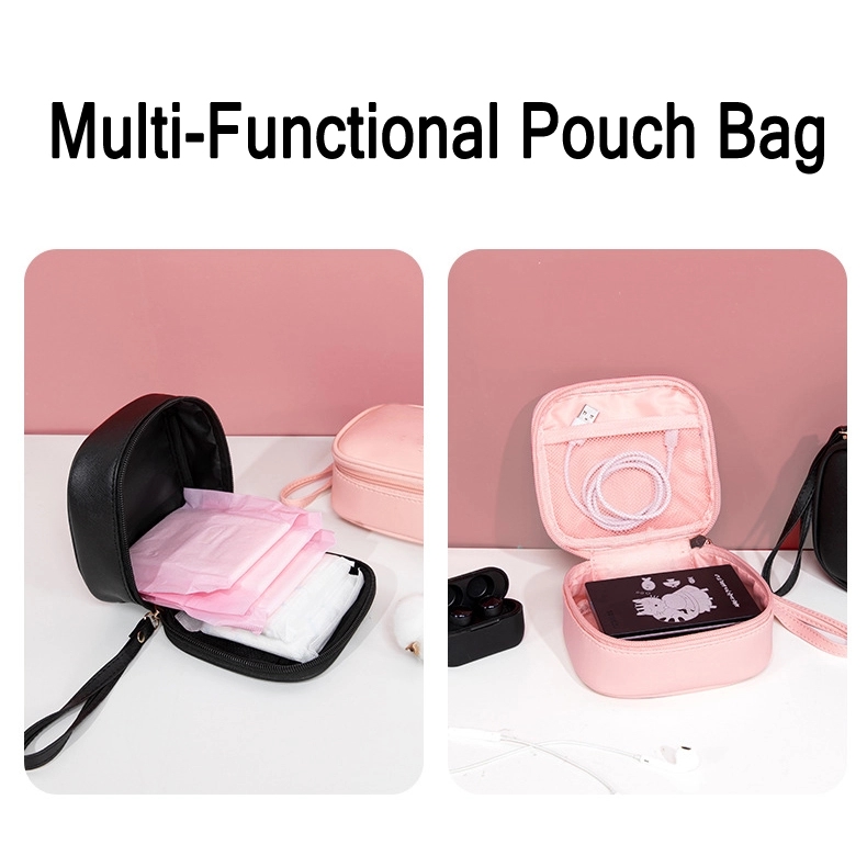 Custom Lipstick Tampon & Earbud Travel Cosmetic Pouch Bag 21