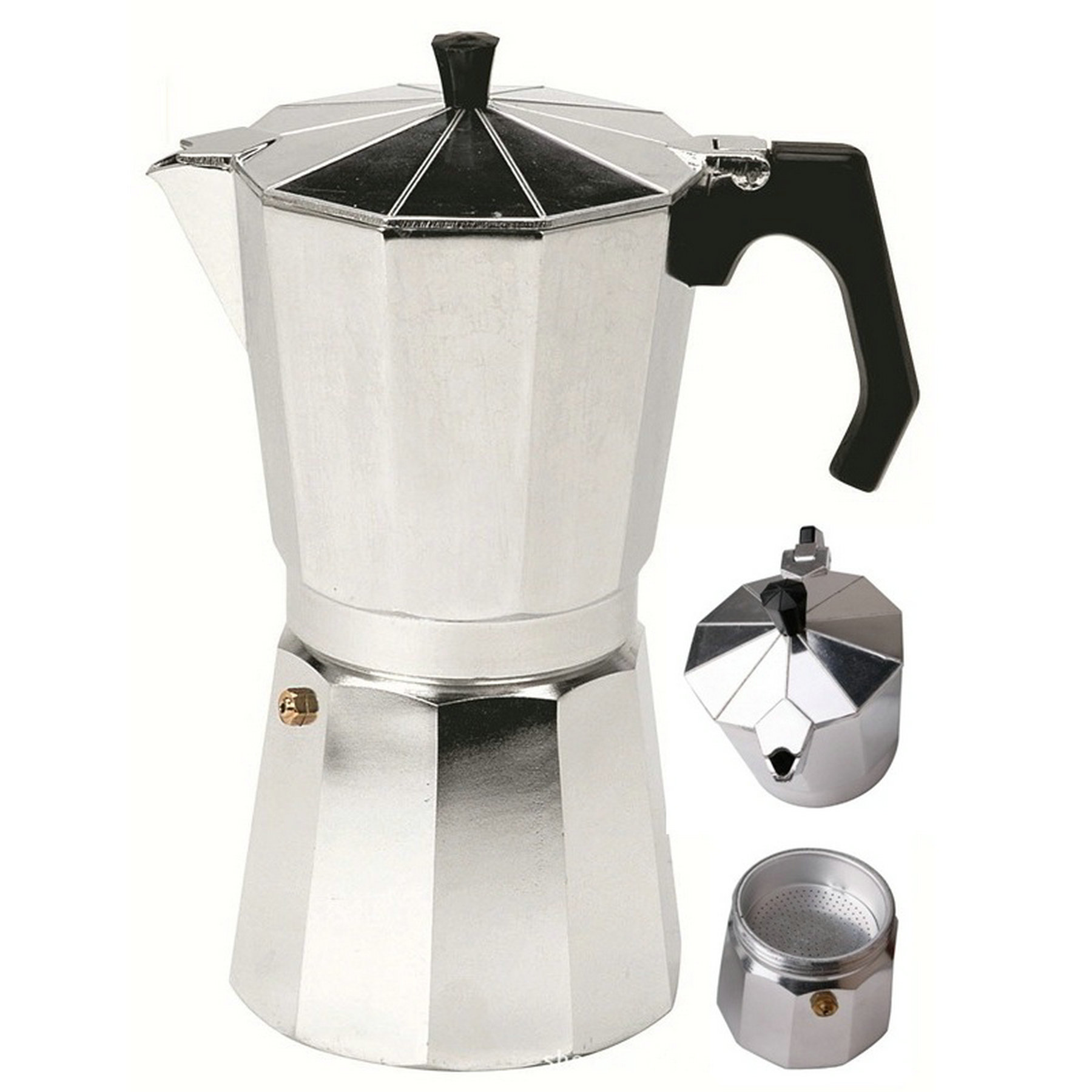 Classic Italian Style 3 Espresso Cup Moka Pot 1