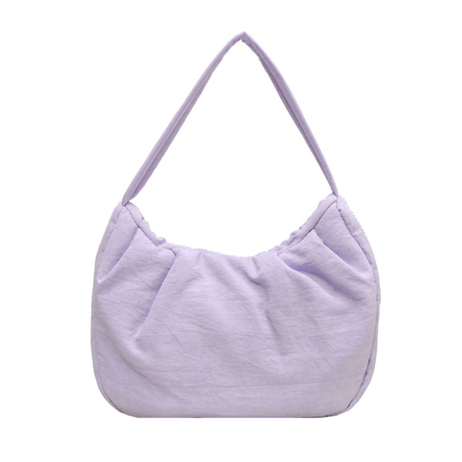 Nylon Wrinkle Candy Underarm Tote Bag 8