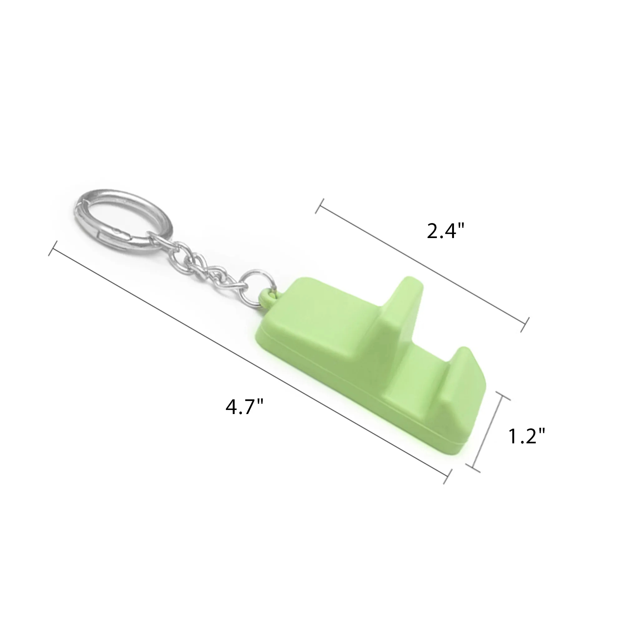 Lightweight Silicone Phone Stand With Keyring 3