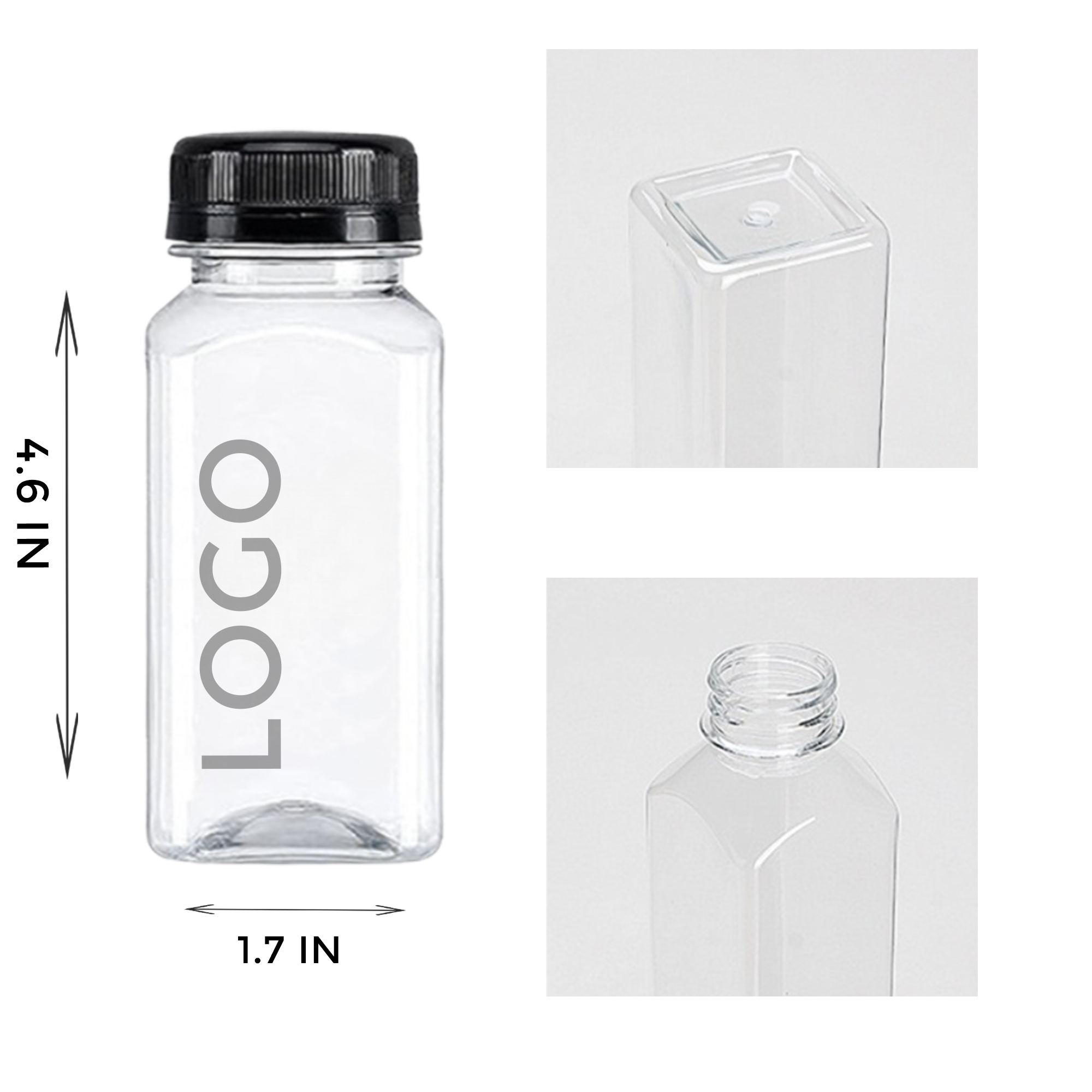 MOQ 10 PCS Convenient 6OZ Plastic bottle 2