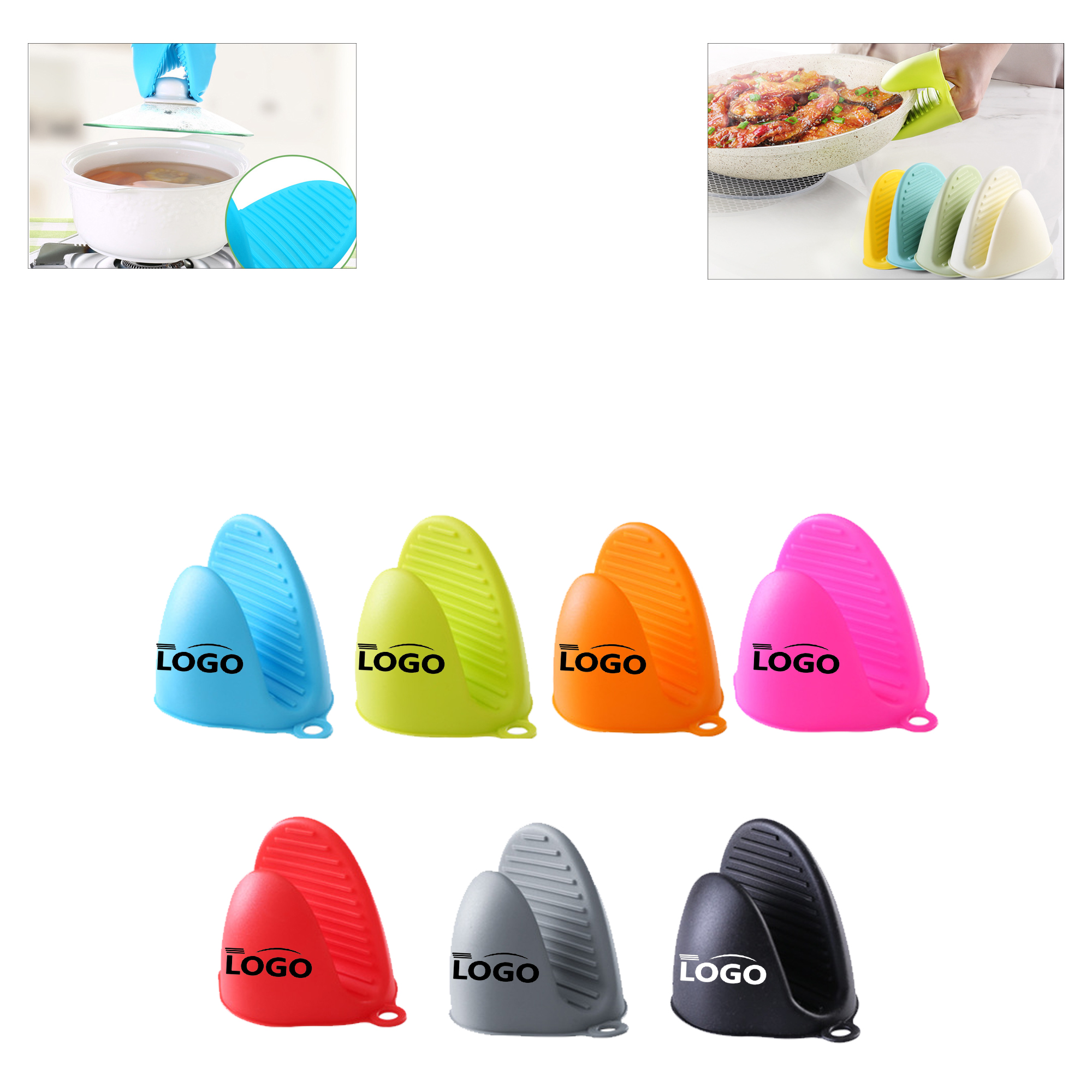 Household Silicone Oven Mitts With Your Brand 3