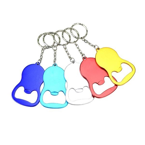 Metal Bottle Opener With Keychain 1