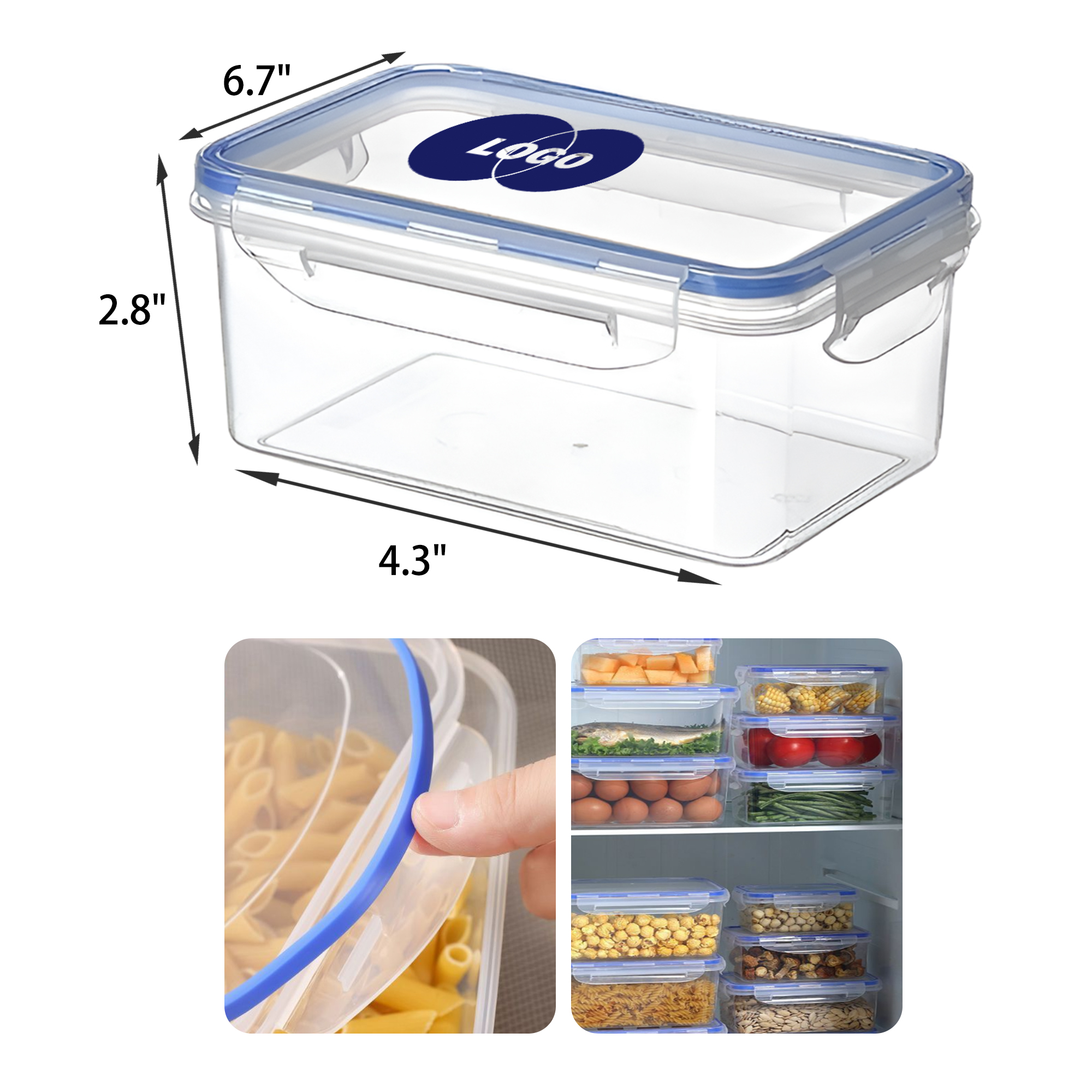 Hygienic 33 OZ Kitchen Fresh Keeping Box 1