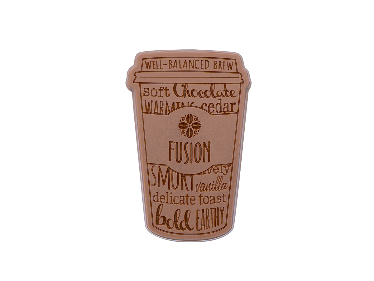 2" x 4" Custom Decorated Chocolate Rectangle with Clear Packaging