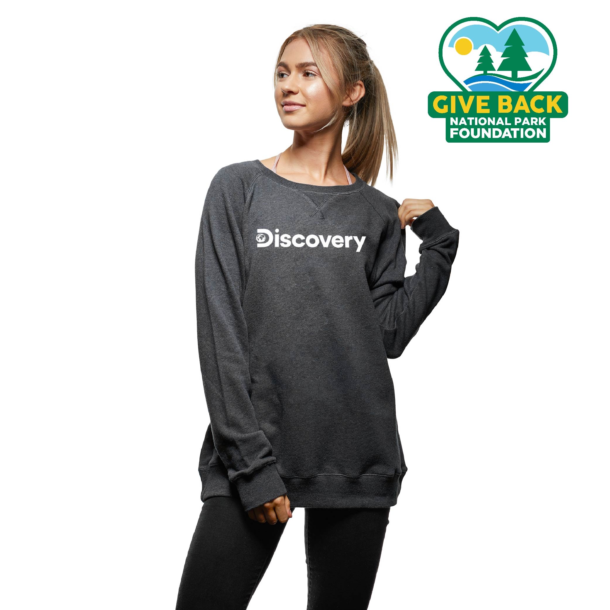 ACE Melange French Terry Crew Sweatshirt 3