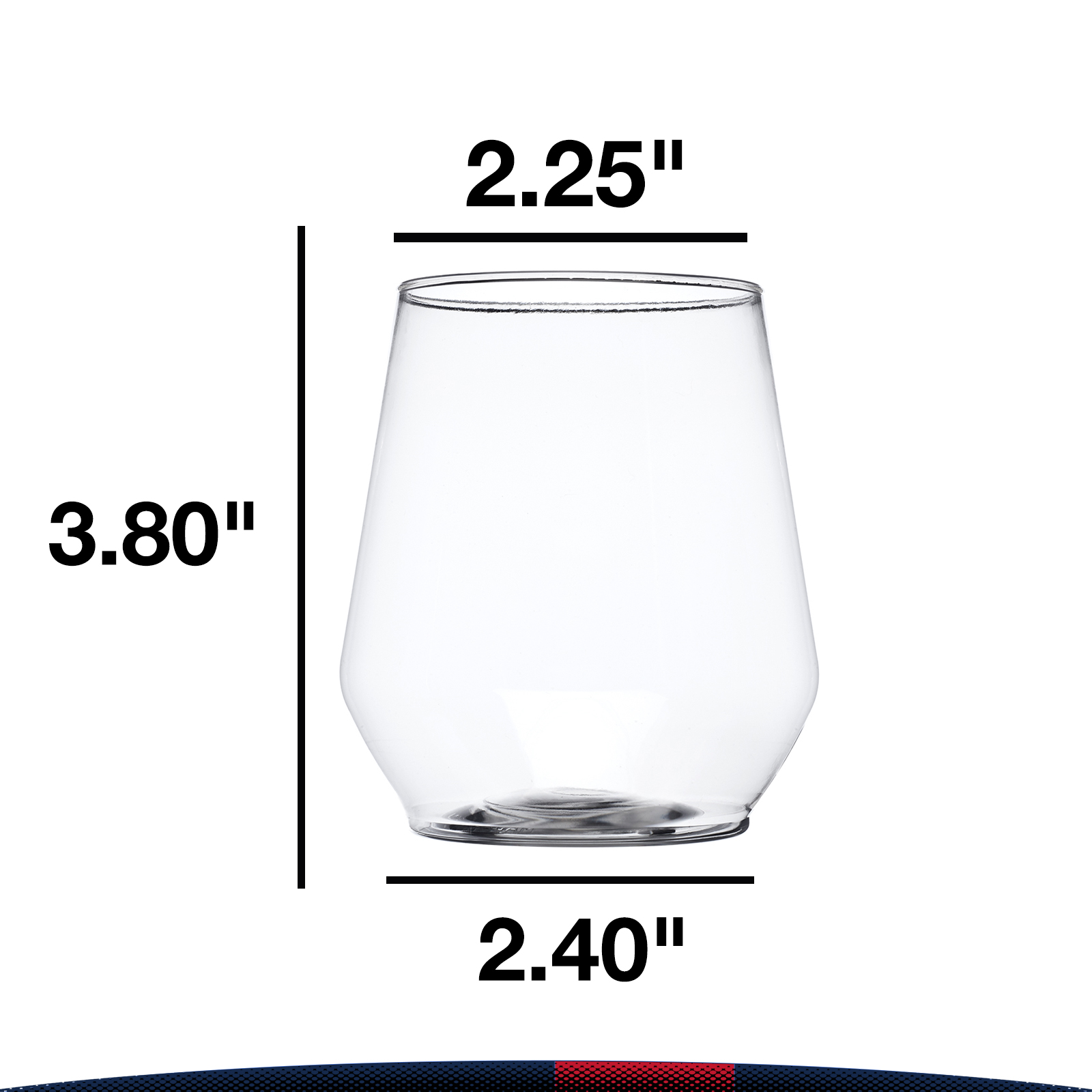 12 oz. Plastic Water Glasses 4