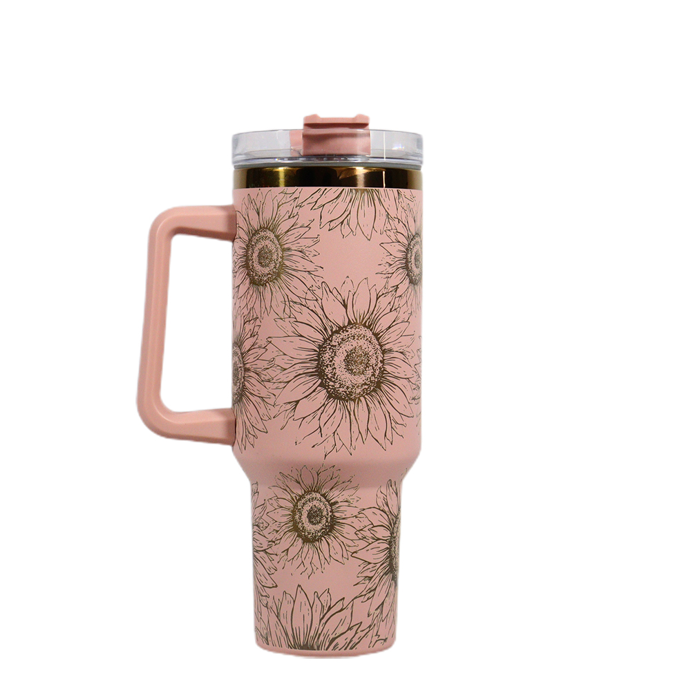 40 oz Vacuum Insulated Mug with Golden Under 4