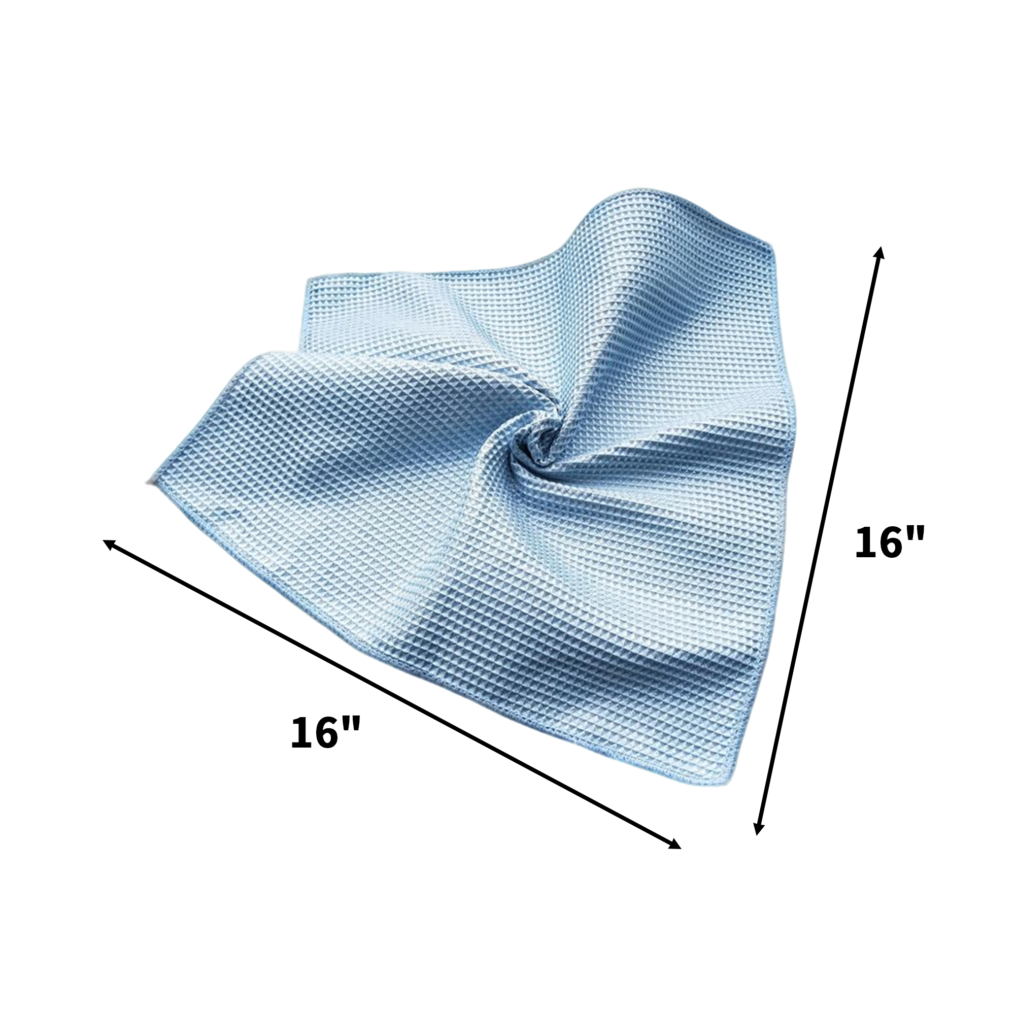 Microfiber Cleaning Towel 16" x 16" With Honeycomb Pattern 1