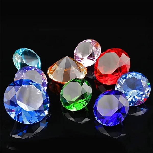 Colorful Crystal Diamond Paperweight Wedding Gifts 11