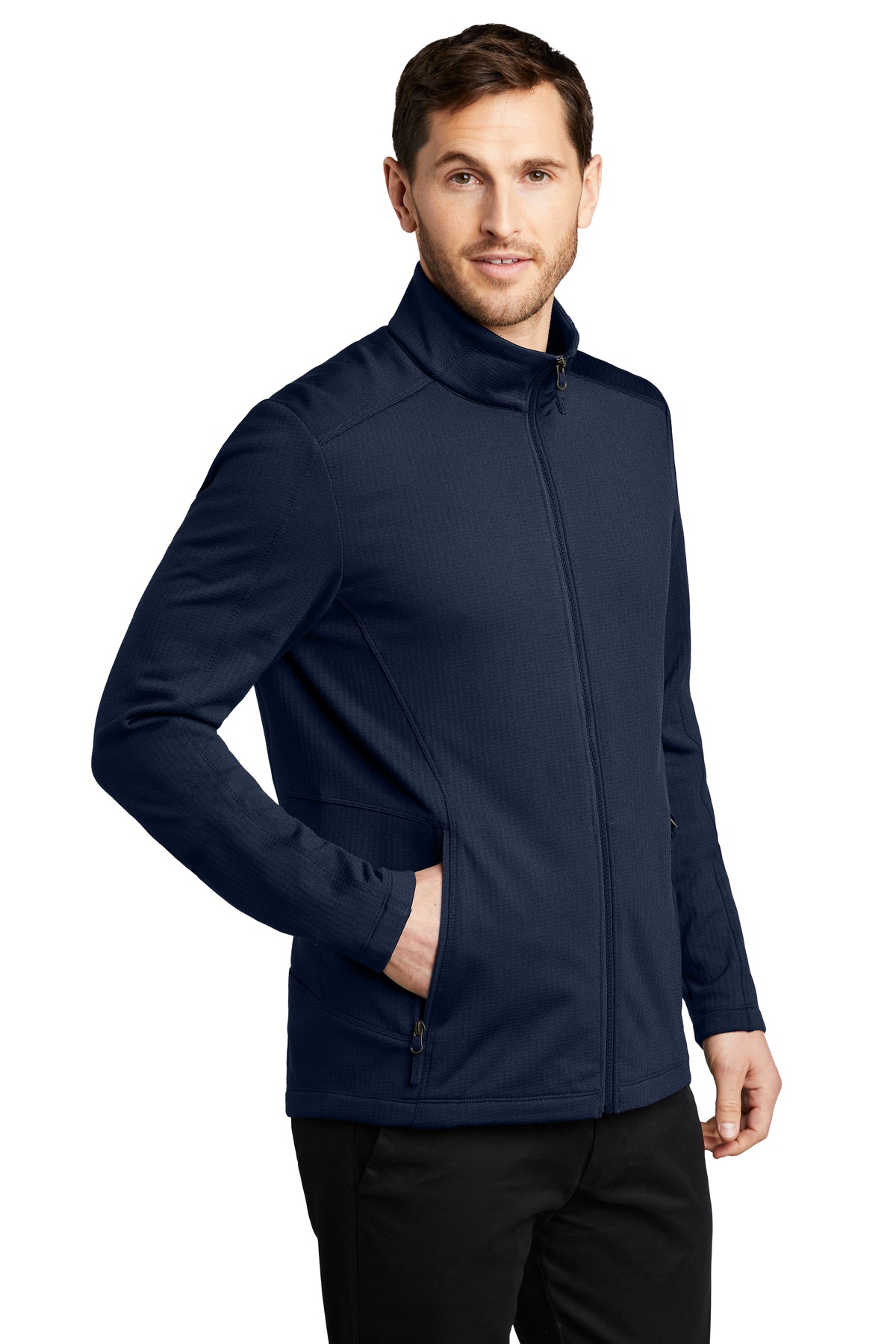 Port Authority Grid Fleece Jacket. F239 21