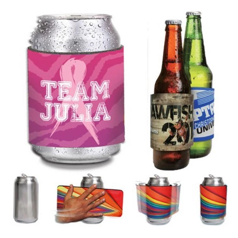 Full Color Neoprene Slap Wrap Can/Bottle Cooler 4