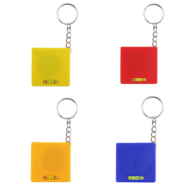 Mini Keychain Level 1meter Measuring Steel Ruler 2