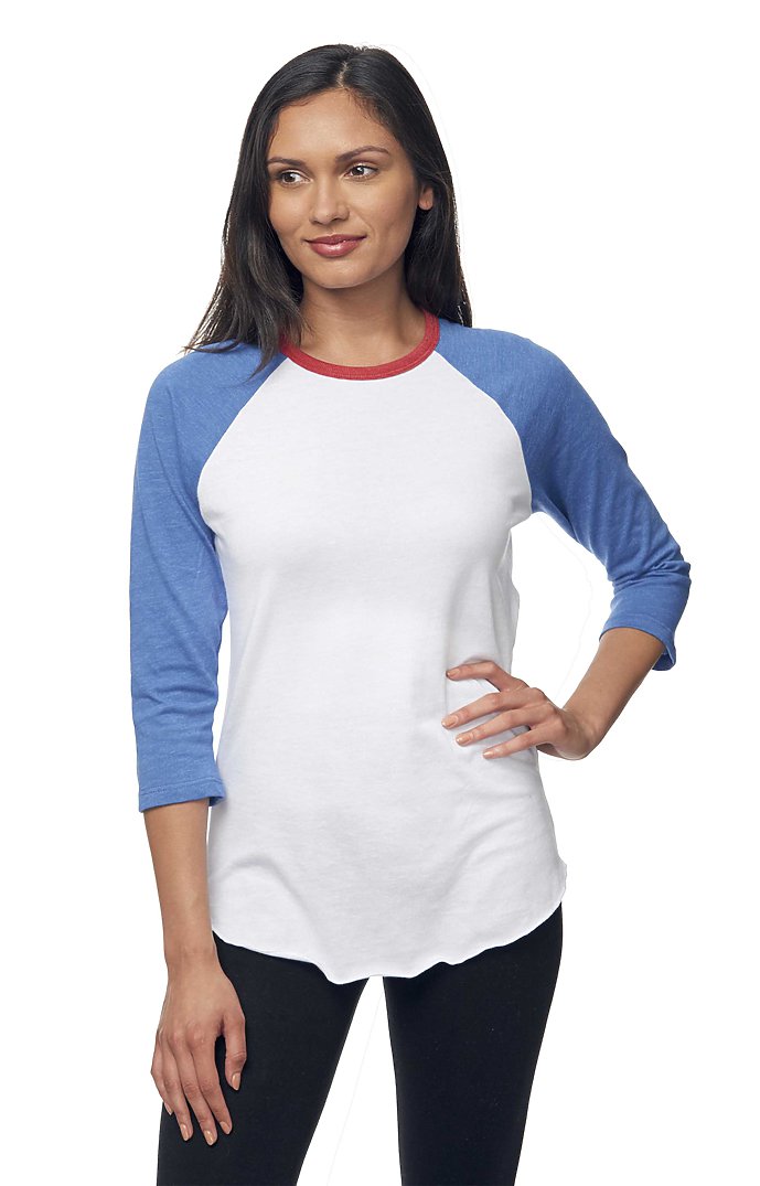 Unisex Americana Raglan Baseball Shirt 1