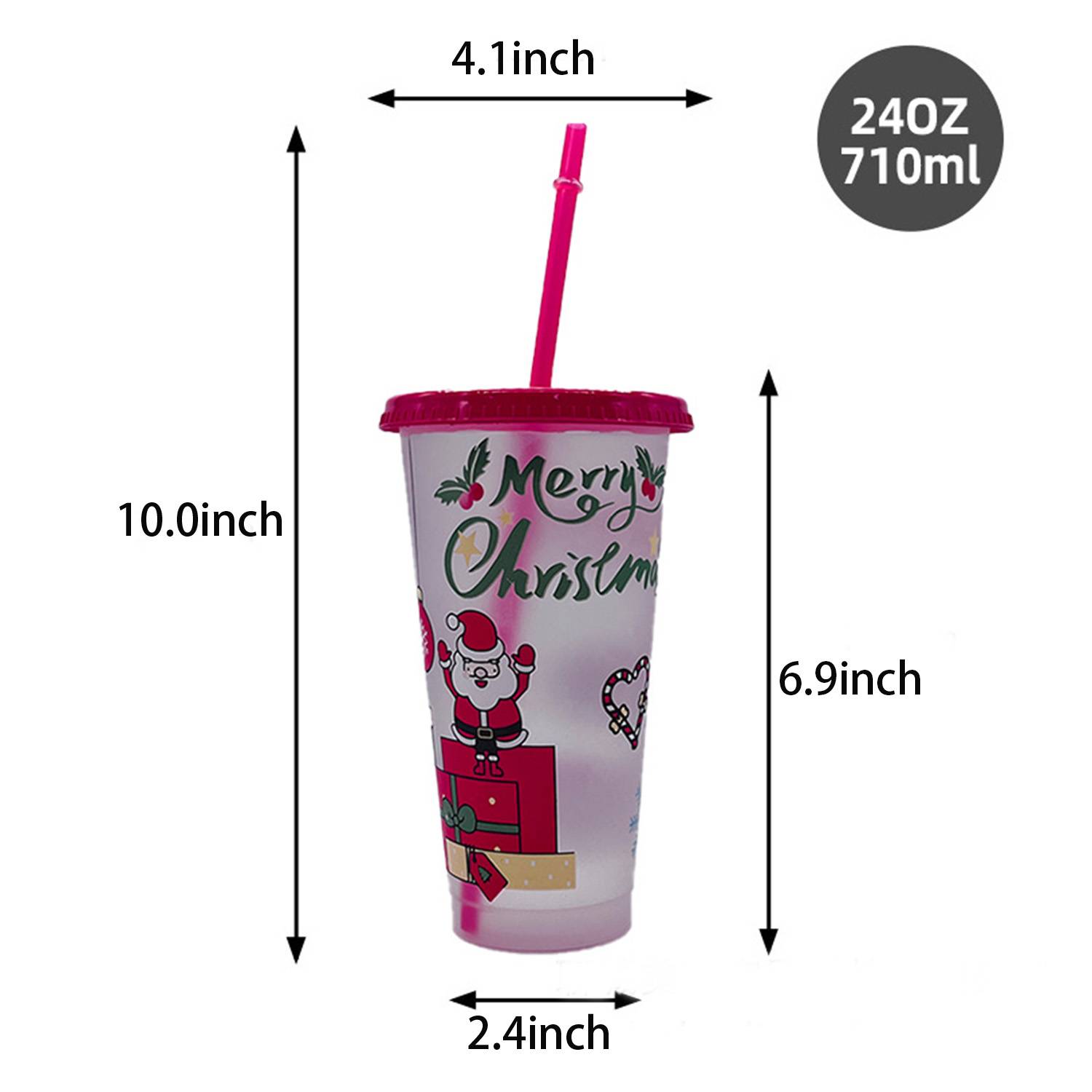 25oz Color Changing PP Cold Drink Cup 4