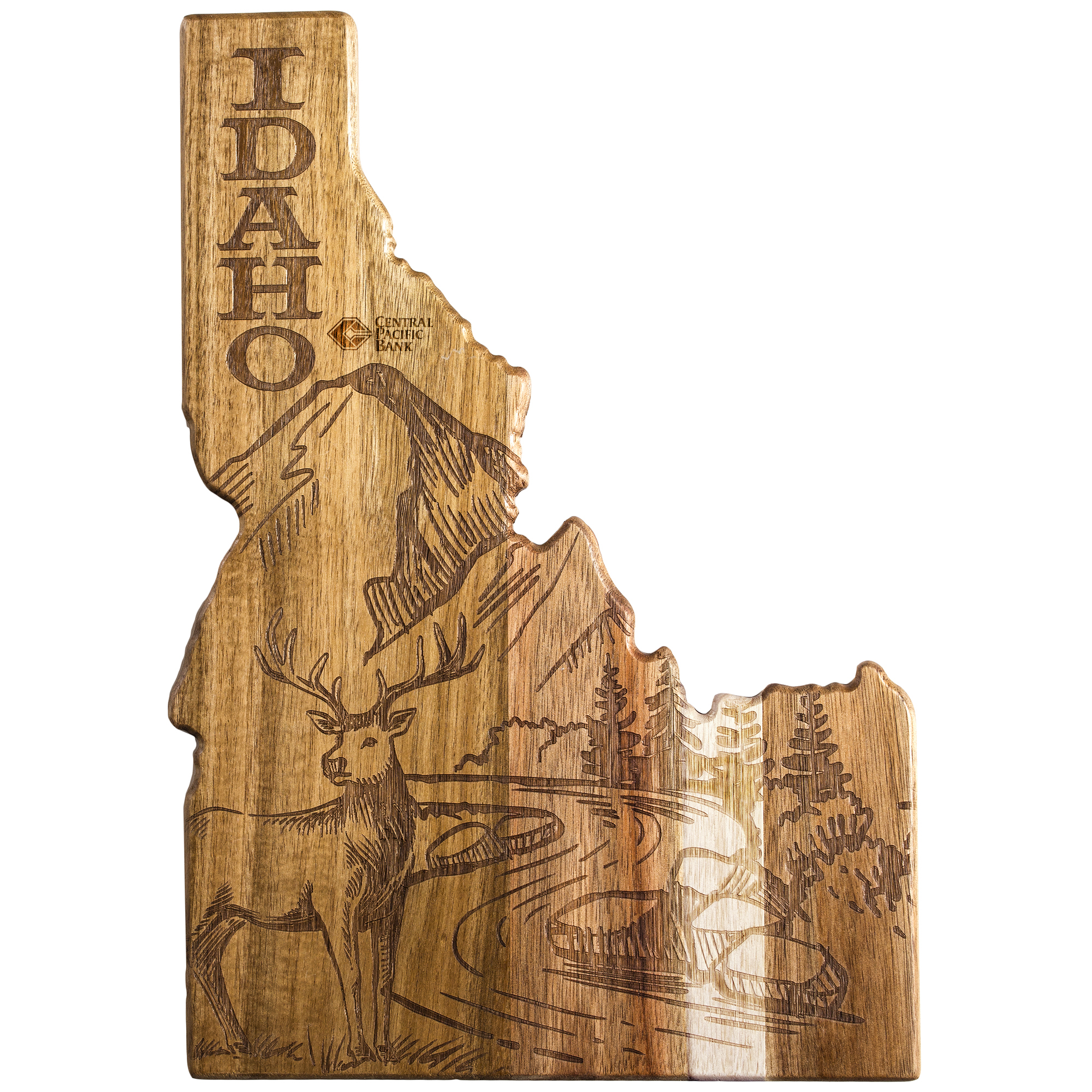 Rock & Branch® Origins Series Idaho State Shaped Cutting and Serving Board