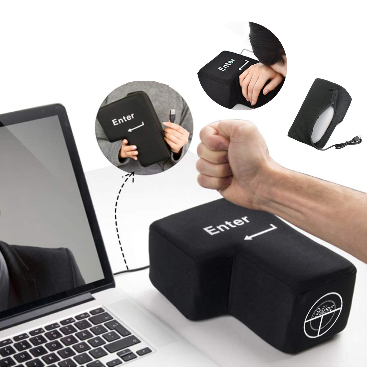 USB Big Enter Pillow 2