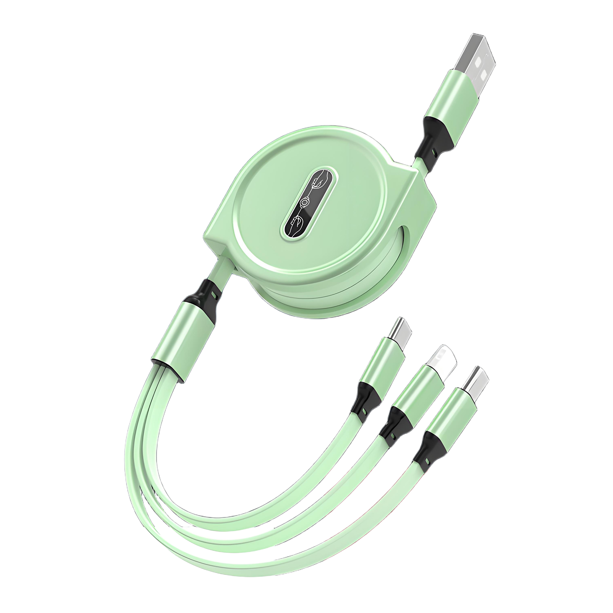 Retractable 3-in-1 Fast Charging Cable 6