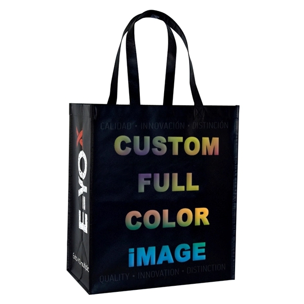 RPET Reusable Tote Bag 14"W x 16"H x 8" Gusset 3