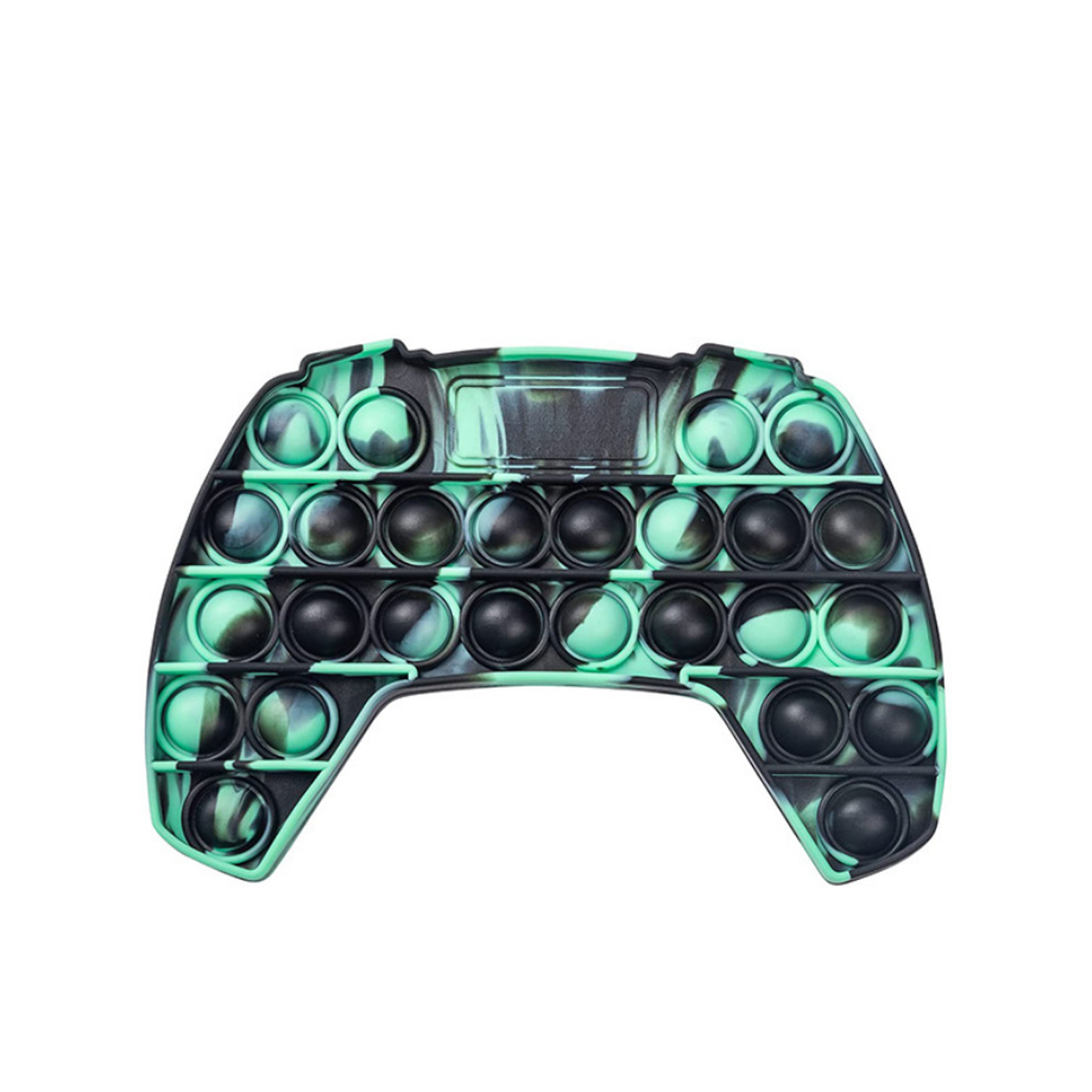 Multi Color Gamepad Shape Silicone Push Bubble Fidget Toy 9