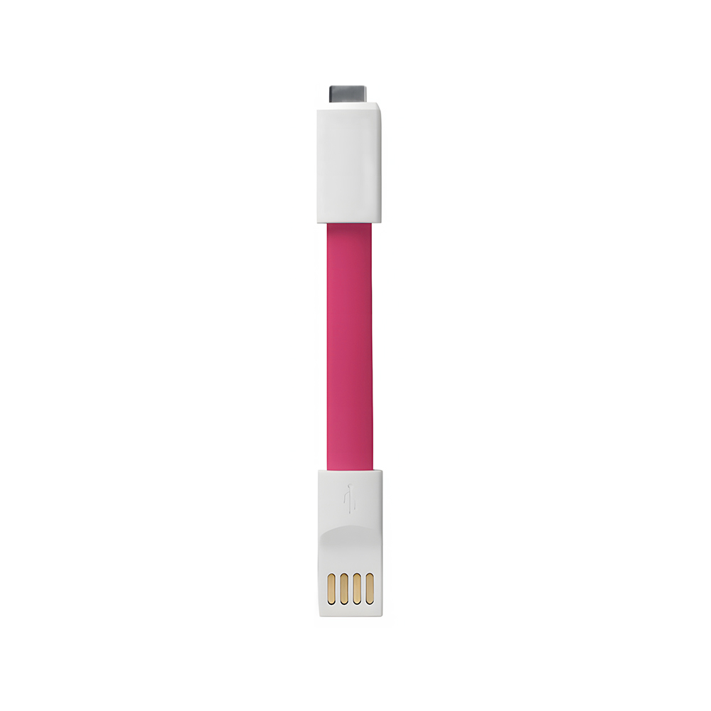 USB Magnet Charging Cable W/ Keychain 2 In 1 16