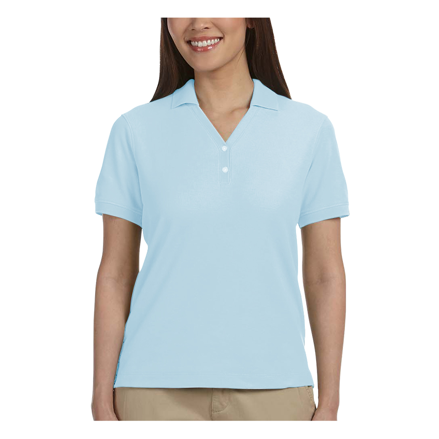 Devon & Jones Ladies' Short-Sleeve Y-Collar Polo Shirts 67